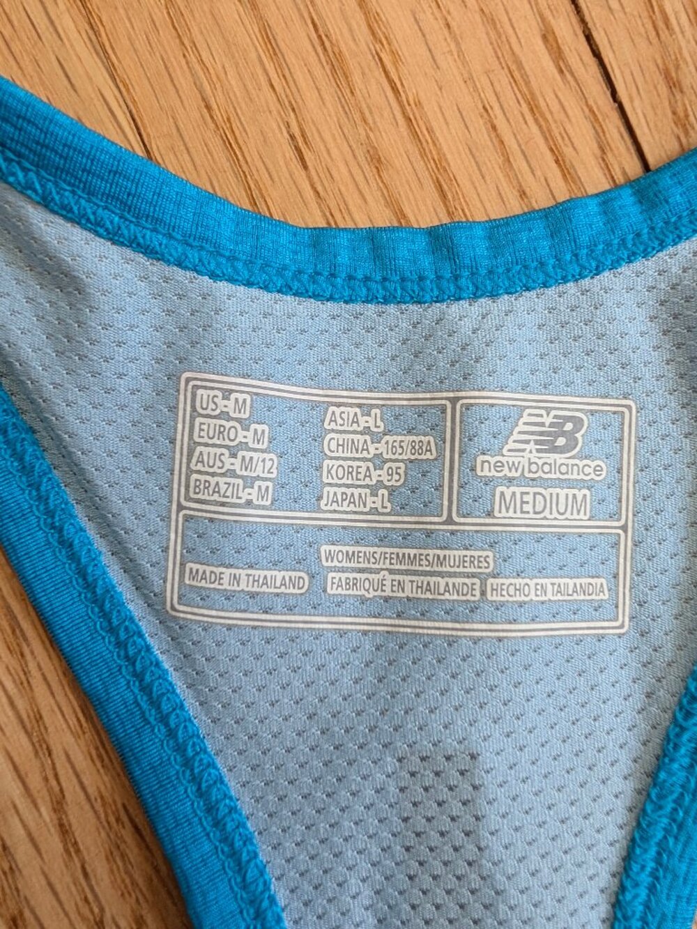 EUC New Balance x Fleet Feet Run Wisconsin Tank Top Blue Women's Medium Running - Picture 4 of 8